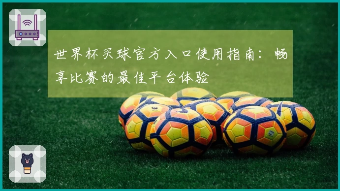世界杯买球官方入口使用指南：畅享比赛的最佳平台体验