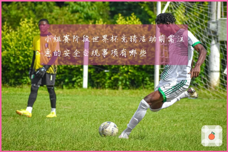 小组赛阶段世界杯竞猜活动前需注意的安全合规事项有哪些