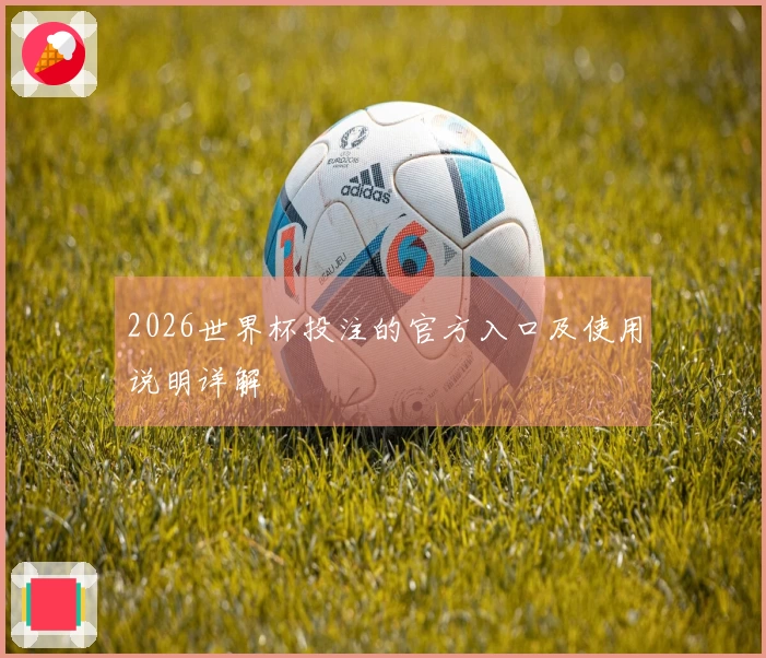 2026世界杯投注的官方入口及使用说明详解