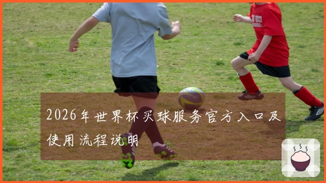 2026年世界杯买球服务官方入口及使用流程说明