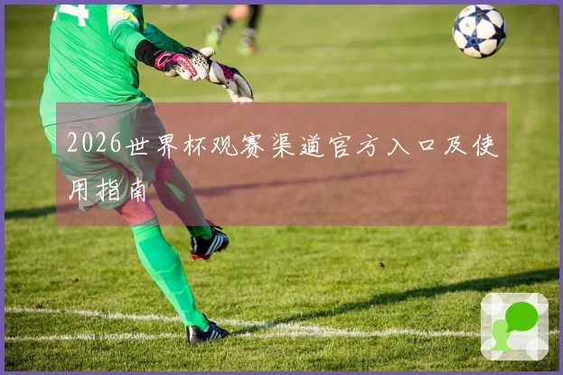 2026世界杯观赛渠道官方入口及使用指南